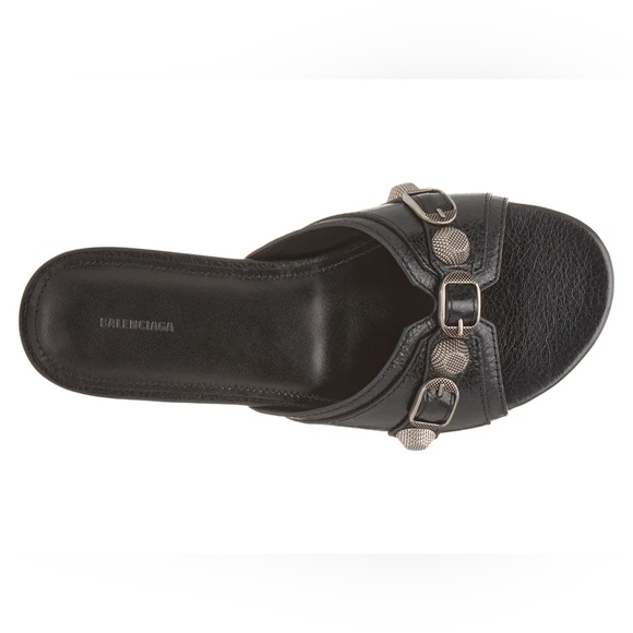 NIB Balenciaga Cagole Black Sandal size 37 - Picture 4 of 16